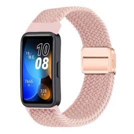 pasek-do-huawei-band-8-9-10-pleciony-bransoleta-opaska-watch-trwaly-rozowy