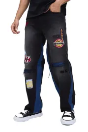 boohooman-meskie-jeansy-proste-z-dziurami-i-naszywkami-niebieskie-32-z3a