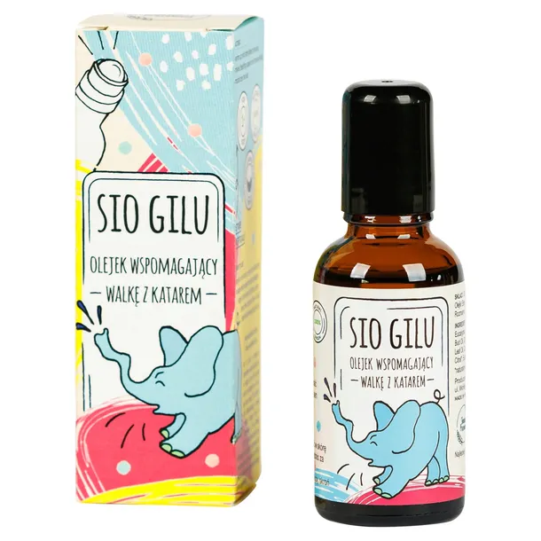 SIO GILU OLEJEK dla dzieci NA KATAR I PRZEZIĘBIENIE rozgrzewający 30 ml