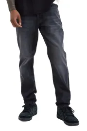 boohooman-meskie-jeansy-proste-czarne-przetarcia-bawelna-32-z3a