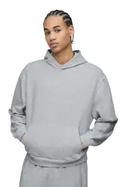 boohooman-bluza-meska-z-kapturem-szara-melanz-bawelna-poliester-z3a