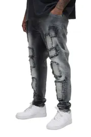 boohooman-meskie-jeansy-szare-z-latami-i-fredzlami-plus-size-40-z3a