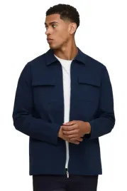 boohooman-meska-koszula-casual-granatowa-z-zamkiem-i-kieszeniami-m-z3a