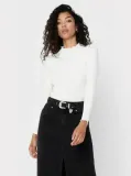 only-bluzka-damska-biala-dlugi-rekaw-basic-m-7aa