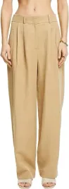 esprit-bezowe-spodnie-chinos-z-wysokim-stanem-len-lyocell-34-32-7aa