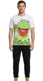 disney-pizama-meska-bawelniana-z-wlasnym-nadrukiem-kermit-s-7aa