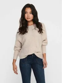 only-sweter-damski-bezowy-luzny-na-co-dzien-m-7aa