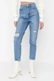 trendyol-spodnie-jeansowe-damskie-niebieskie-z-dziurami-42-7aa