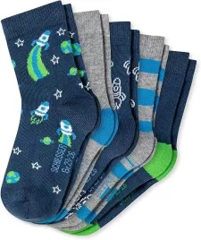 schiesser-5-pack-skarpetki-dzieciece-klasyczne-bawelniane-19-22-6ba