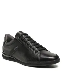 boss-meskie-buty-sportowe-czarne-skorzane-45-6oa