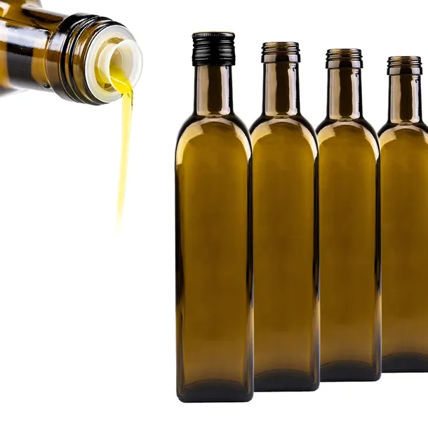 10x BUTELKI Z DOZOWNIKIEM NA OLIWĘ NALEWKI BIMBER SYROP SOK MARASCA 500 ML