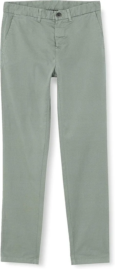 sisley-spodnie-proste-we-wzor-brazowe-basic-54-spm
