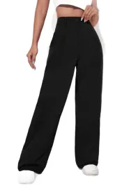 shein-spodnie-proste-damskie-czarne-casual-m-1jj