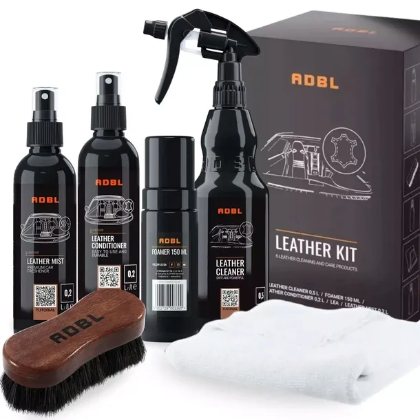 ADBL _ LEATHER KIT – IDEALNY ZESTAW DO CZYSZCZENIA I ZABEZPIECZENIA SKÓRY