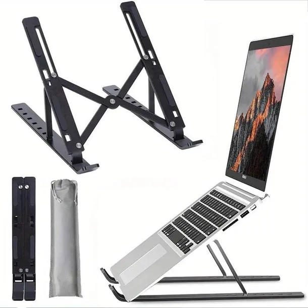 PODSTAWKA POD LAPTOPA STOJAK SKŁADANY REGULOWANY MOBILNY STABILNY LEKKI