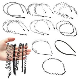 zestaw-xl-15-metalowych-opasek-do-wlosow-czarne-elastyczne-na-glowe-lekkie