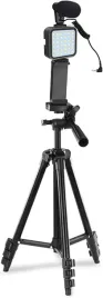 statyw-lampa-led-mikrofon-smartfon-vloga-nagrywania-indovis-kit-05lm