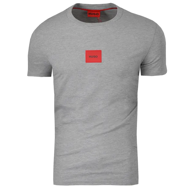 T-shirt koszulka Hugo Boss logo męska Szara r. M