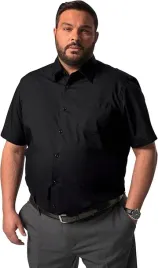 men-czarna-koszula-elegancka-z-kieszonka-krotki-rekaw-xl-j9c