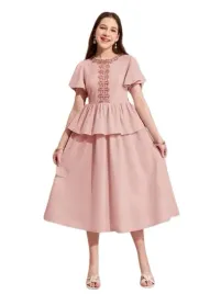 shein-sukienka-rozowa-dziewczeca-midi-14y-lgf