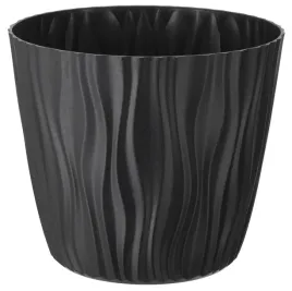 doniczka-oslonka-28-cm-antracytowy-matowy-tloczony-wzor-piasek-pustyni