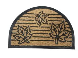 wycieraczka-kokosowa-gumowa-pcv-polokragla-fred-60x40-cm-wzor-nr-8-liscie