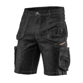 krotkie-spodenki-robocze-denim-czarne-rozmiar-l-neo-81-273-l
