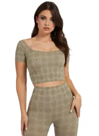guess-krotki-logowany-top-khaki-damski-xs-s-gga