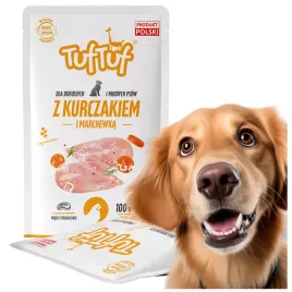 mokra-karma-dla-psa-bult-tuf-tuf-saszetka-mielonka-mieso-kurczak-drob-100g