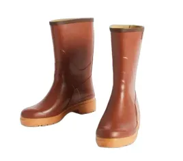 aigle-brazowe-kalosze-meskie-z-obla-podeszwa-wodoodporne-47-j8b