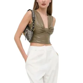 guess-khaki-top-skoropodobny-z-dekoltem-i-marszczeniem-xs-gga
