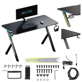 biurko-gamingowe-nanors-rs102-91081-czarne-z-uchwytem-na-sluchawki-i-kubek