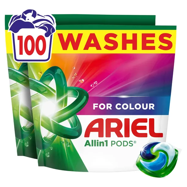 Kapsułki do prania kolorowych tkanin 100 prań ariel Pods