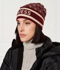 guess-czapka-zimowa-damska-beanie-bordowa-z-logo-uniwersalny-gla