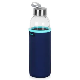 butelka-na-wode-szklana-z-pokrowcem-granatowa-540-ml