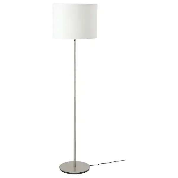 lampa-podlogowa-ikea-skaftet-niklowana-e27-biala