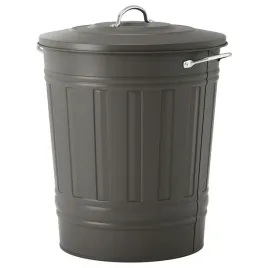 ikea-knodd-kosz-metalowy-z-pokrywka-szary-40-l