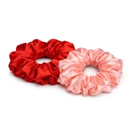 zestaw-gumek-2-szt-do-wlosow-gumka-satynowa-10-cm-czerwona-rozowa