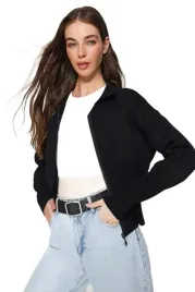 trendyol-czarny-sweter-rozpinany-z-zamkiem-z-dlugim-rekawem-m-5ea