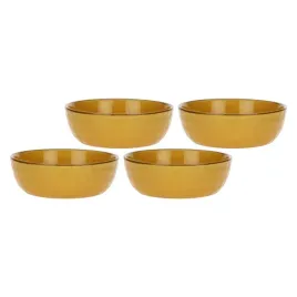 zestaw-4-misek-do-salatek-concerto-ocra-zolty-20-cm
