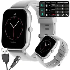 smartwatch-zegarek-damski-meski-gumowy-pasek-sport-bluetooth-rozmowy-szary