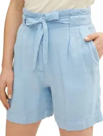 tom-tailor-niebieskie-spodenki-z-wysokim-stanem-i-paskiem-40-6fa