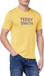 teddy-smith-zolty-tshirt-meski-z-nadrukiem-logo-klasyczny-m-6fa