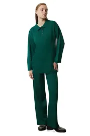 trendyol-zielony-komplet-damski-sweter-i-spodnie-z-guzikami-m-5ea