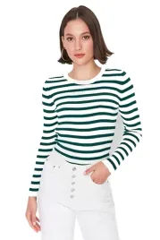 trendyol-sweter-damski-w-paski-dopasowany-z-dlugim-rekawem-m-5ea-m-5-a