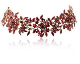 choker-czerwone-kwiatuszki-z-krysztalkami-z-kolekcji-blossom-c8157au-1-cz