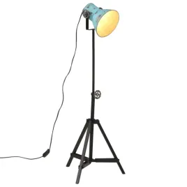 lampa-podlogowa-zelazna-35x35x65-95-postarzany-niebieski-czarny