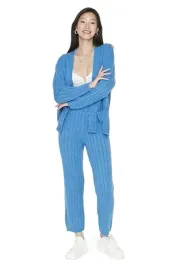 trendyol-komplet-damski-niebieski-sweter-i-spodnie-prazkowane-l-5ea-l-5-a