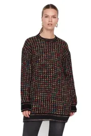 trendyol-luzny-sweter-damski-w-kolorowa-krate-z-okraglym-dekoltem-s-5ea