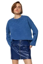 trendyol-damski-niebieski-t-shirt-z-dlugim-rekawem-i-faktura-s-5ea-s-5-a